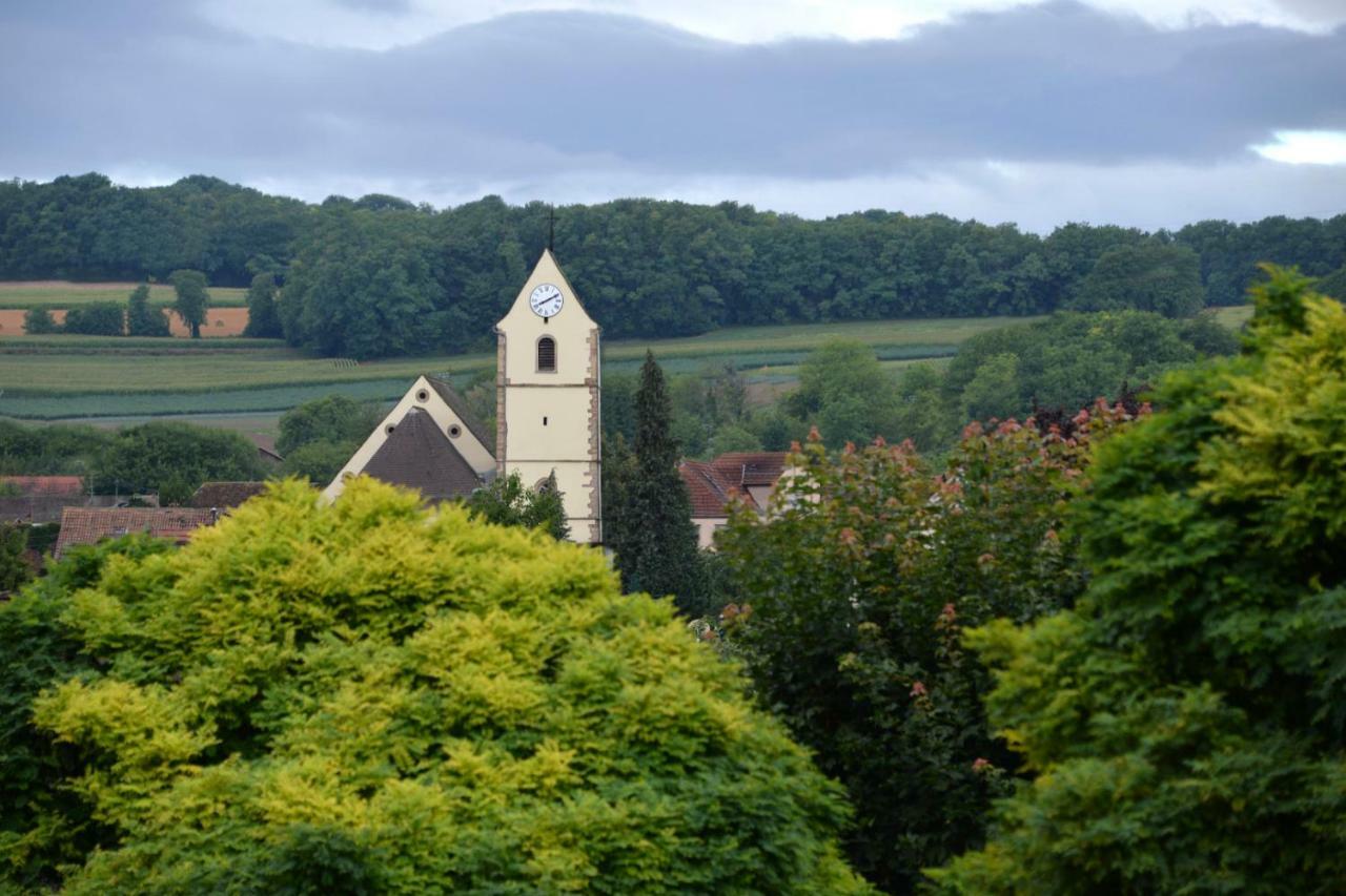 Gite Aux Deux Clochers Zimmersheim Kültér fotó