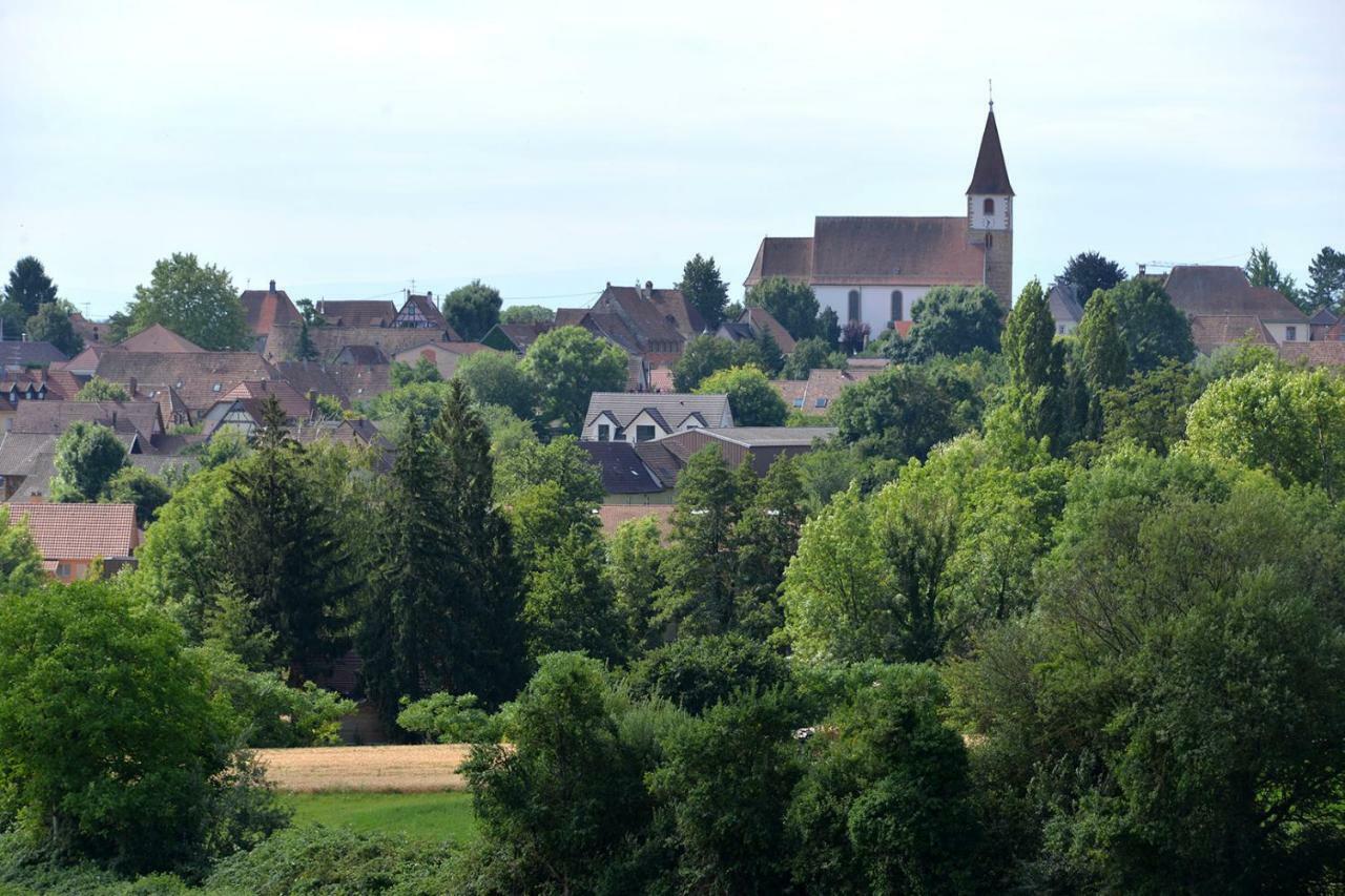 Gite Aux Deux Clochers Zimmersheim Kültér fotó